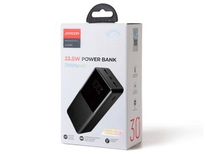 پاور بانک شارژ سریع جویروم مدل JRQP193 ظرفیت 30000 میلی آمپر ساعت