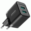 شارژر دیواری USB دو پورت جویروم مدل JRTCN01EU
