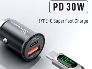 شارژر فندکی فست شارژ ماشین کانفلون مدل C80Q