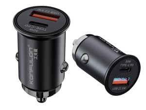 شارژر فندکی فست شارژ ماشین کانفلون مدل C80Q