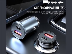 شارژر فندکی فست شارژ ماشین کانفلون مدل C80Q