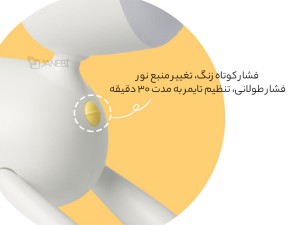 چراغ رومیزی سیلکونی فانتزی شارژی طرح گوزن مدل L17