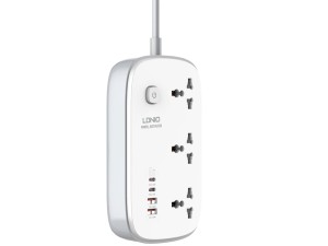 چند راهی و تبدیل برق سه سوکت الدنیو مدل SC3416
