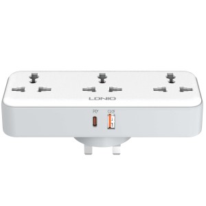 چندراهی برق دیواری 3 سوکت الدنیو مدل SC3317