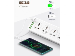 چندراهی برق 10 سوکت الدنیو مدل SC10610