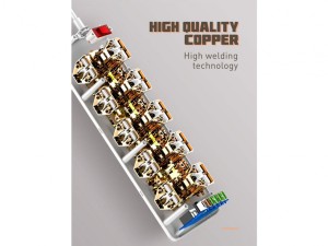 چندراهی برق 10 سوکت الدنیو مدل SC10610