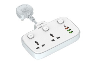 چند راهی برق دو سوکت شارژ گوشی موبایل الدنیو مدل SC2413