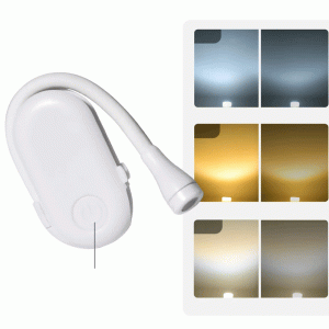 چراغ مطالعه شارژی گیره‌ای کوچک مدل LJC182