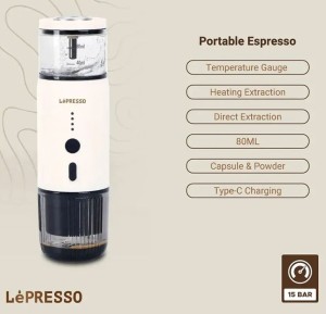 اسپرسوساز مسافرتی قابل حمل لپرسو مدل LP001 LPCFFMOOO1