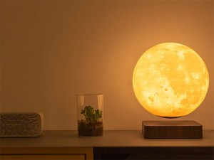 چراغ خواب رومیزی ماه شناور مغناطیسی پرینت سه بعدی معلق