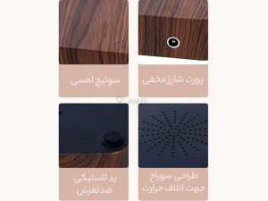 چراغ خواب رومیزی ماه شناور مغناطیسی پرینت سه بعدی معلق