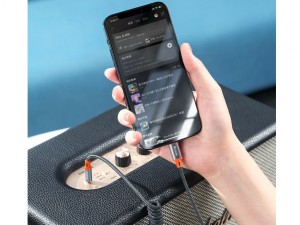 کابل فنری تبدیل Lightning به جک 3.5 میلی متری مک دودو مدلCA0890