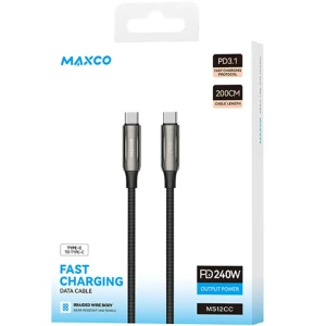 کابل شارژ  Type-C به Type-C مکسکو مدل MS12CC طول 2 متر