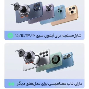 هولدر موبایل و شارژر وایرلس مک دودو مدل CH3000