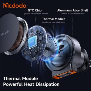 هولدر موبایل و شارژر وایرلس مک دودو مدل CH3000