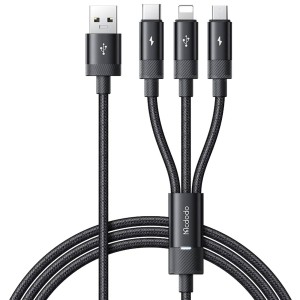 کابل چند USB به Type-C ، Lightning  و micro-USB مک دودو مدل CA579
