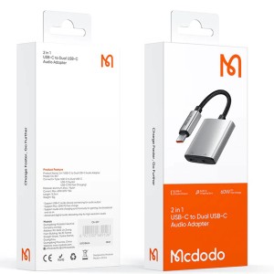 مبدل صدای Type-C به Type-C مک دودو مدل CA557