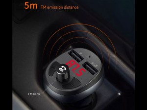 شارژر فندکی فست شارژ و گیرنده بلوتوثی مک دودو مدل CC688