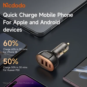 شارژر فندکی فست شارژ ماشین مک دودو مدل CC2300