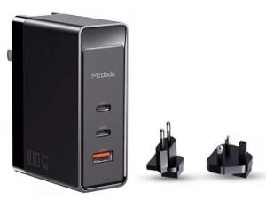 شارژر دیواری 3 پورت مک دودو مدل CH810 Pro GaN