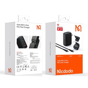 شارژر دیواری Type-C و USB مک دودو مدل CH8442