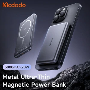 پاوربانک وایرلس مک دودو مدل MC464 ظرفیت 5000 میلی آمپر ساعت