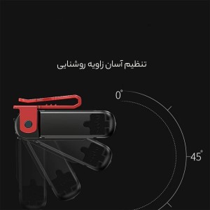 مینی هدلامپ گیره دار اسمایلینگ شارک مدل TD0148A
