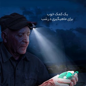 مینی هدلامپ گیره دار اسمایلینگ شارک مدل TD0148A