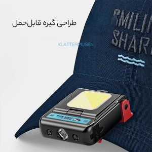 مینی هدلامپ گیره دار اسمایلینگ شارک مدل TD0148A