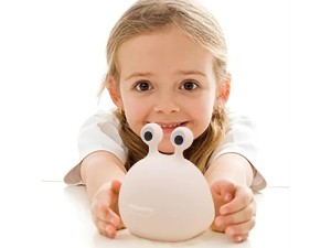 چراغ خواب رومیزی فانتزی شارژی طرح حلزون مدل HL14