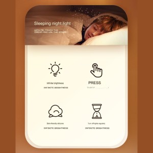 چراغ خواب رومیزی فانتزی شارژی نیزه ماهی مدل M01 D21QG01