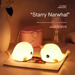 چراغ خواب رومیزی فانتزی شارژی نیزه ماهی مدل M01 D21QG01