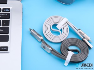 کابل دو سر micro-USB و Lightning نیلکین مدل Plus Ⅲ