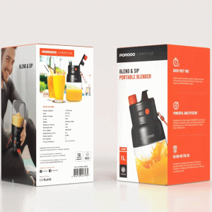 مخلوط‌کن شارژی و اسموتی‌ساز پورودو مدل PDLFST068BK0G