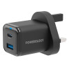 شارژر دیواری Type-C و USB پاورولوژی مدل PWCUQC023