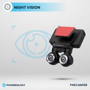 دوربین ثبت وقایع خودرو پاورولوژی مدل P4KCAM108