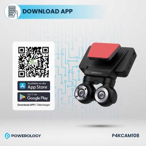 دوربین ثبت وقایع خودرو پاورولوژی مدل P4KCAM108