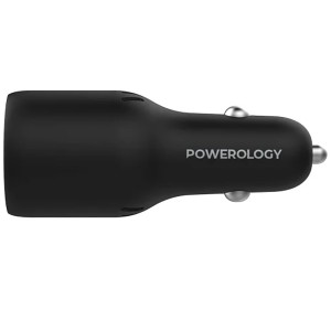 شارژر فندکی فست شارژ ماشین پاورولوژی مدل PCCSR014