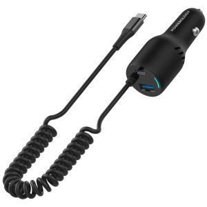 شارژر فندکی فست شارژ ماشین پاورولوژی مدل PCCSR015
