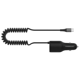 شارژر فندکی Type-C پاورولوژی مدل PCCSR016
