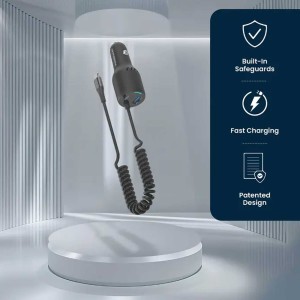 شارژر فندکی Type-C پاورولوژی مدل PCCSR016