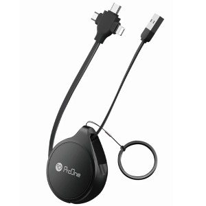 کابل جمع‌شونده USB به Type-C ، lightning و micro-USB پرووان مدل PCC108R یک متری