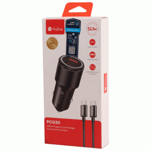 شارژر فندکی فست شارژ ماشین 30 وات پرووان مدل PCG30