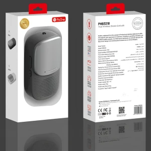 هندزفری بلوتوثی بی‌ سیم و چراغ قوه پرووان مدل PHB3218