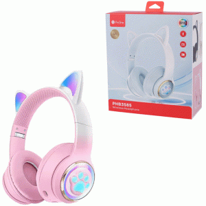 هدفون بی سیم کودکانه فانتزی طرح گربه پرووان مدل PHB3585