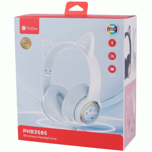 هدفون بی سیم کودکانه فانتزی طرح گربه پرووان مدل PHB3585