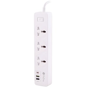 چند راهی برق ارت دار سه سوکت پرووان مدل PPS615C