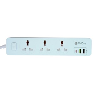 چند راهی برق ارت دار سه سوکت پرووان مدل PPS615C