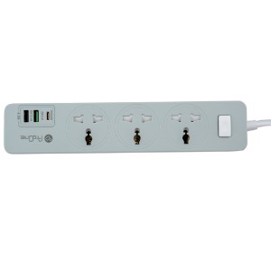 چند راهی برق ارت دار سه سوکت پرووان مدل PPS615C