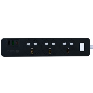 چند راهی برق ارت دار سه سوکت پرووان مدل PPS615C